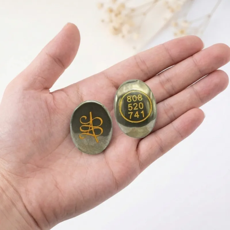 Natura Golden Pyrite Zibu Coin